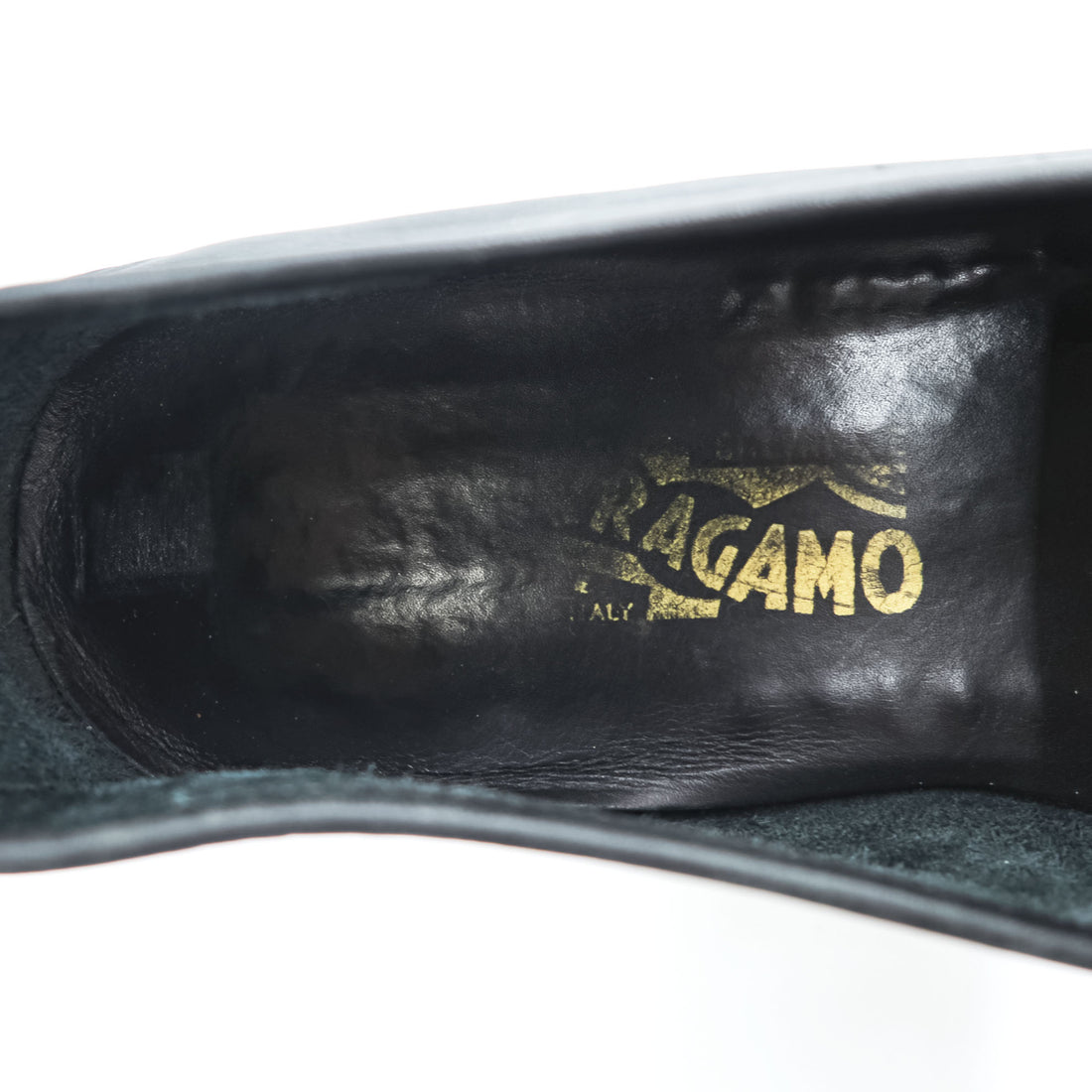 Salvatore Ferragamo Italian-made Tassel Fringe Leather Loafers Slip-on US9 Black UR20699