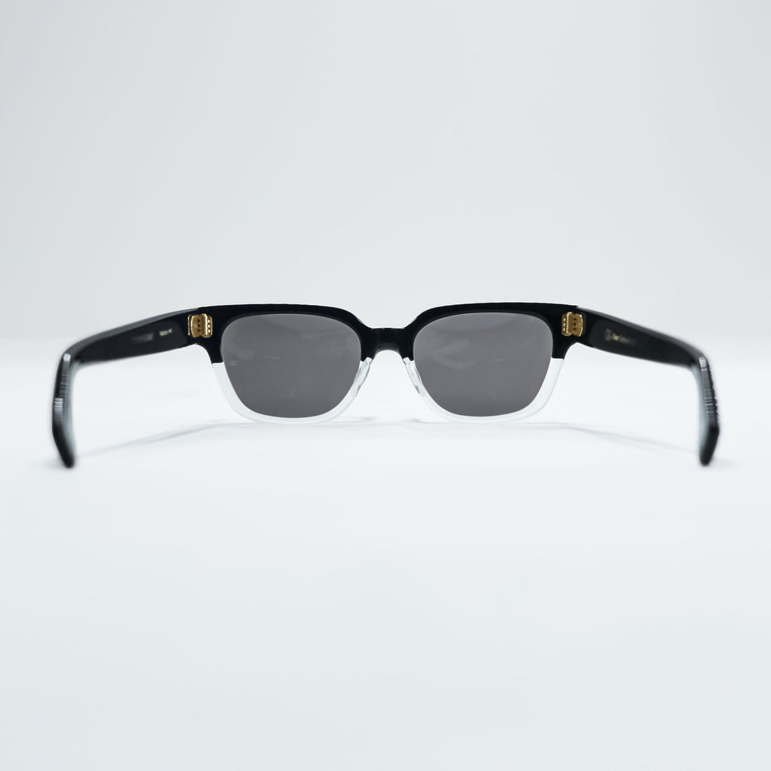 OLIVER GOLDSMITH 日本製 サングラス COMMANDANT ブラック クリア バイカラー Black Float 56_20 145