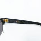 OLIVER GOLDSMITH 日本製 サングラス COMMANDANT ブラック クリア バイカラー Black Float 56_20 145