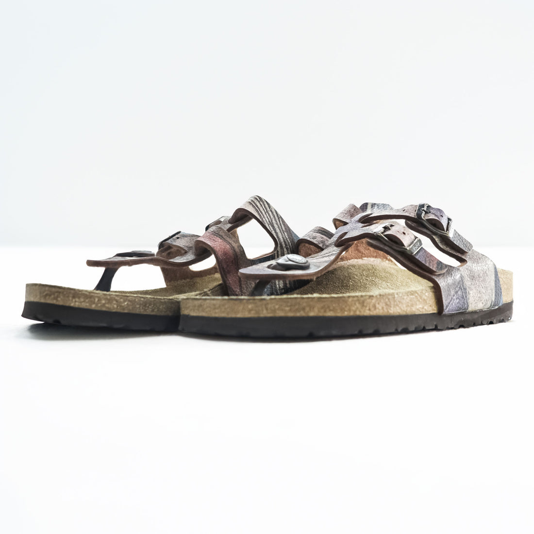 BIRKENSTOCK ドイツ製 SPARTA スパルタ トングサンダル 26.5cm ブラウン 総柄 EVAソール