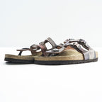 BIRKENSTOCK ドイツ製 SPARTA スパルタ トングサンダル 26.5cm ブラウン 総柄 EVAソール