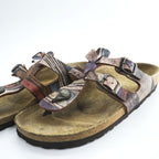 BIRKENSTOCK ドイツ製 SPARTA スパルタ トングサンダル 26.5cm ブラウン 総柄 EVAソール