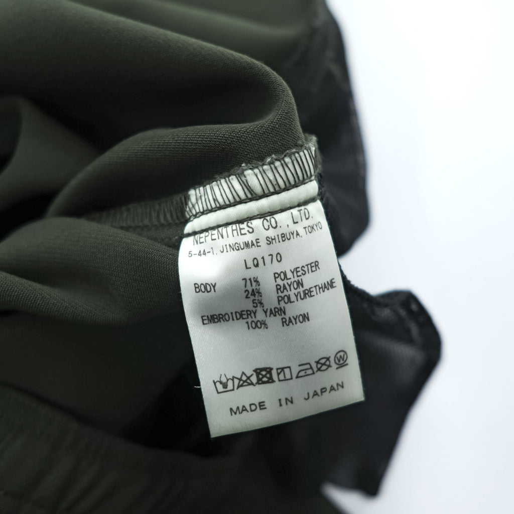 Needles ブーツカット フレア トラックパンツ W.U. Boot-Cut Pant ジャージ S カーキ LQ170 日本製