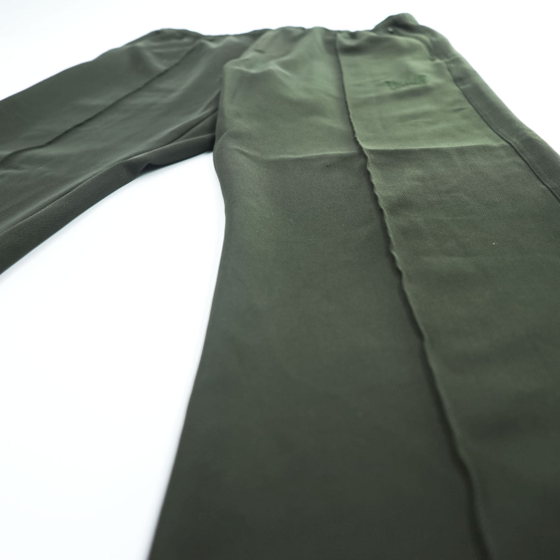 Needles ブーツカット フレア トラックパンツ W.U. Boot-Cut Pant ジャージ S カーキ LQ170 日本製