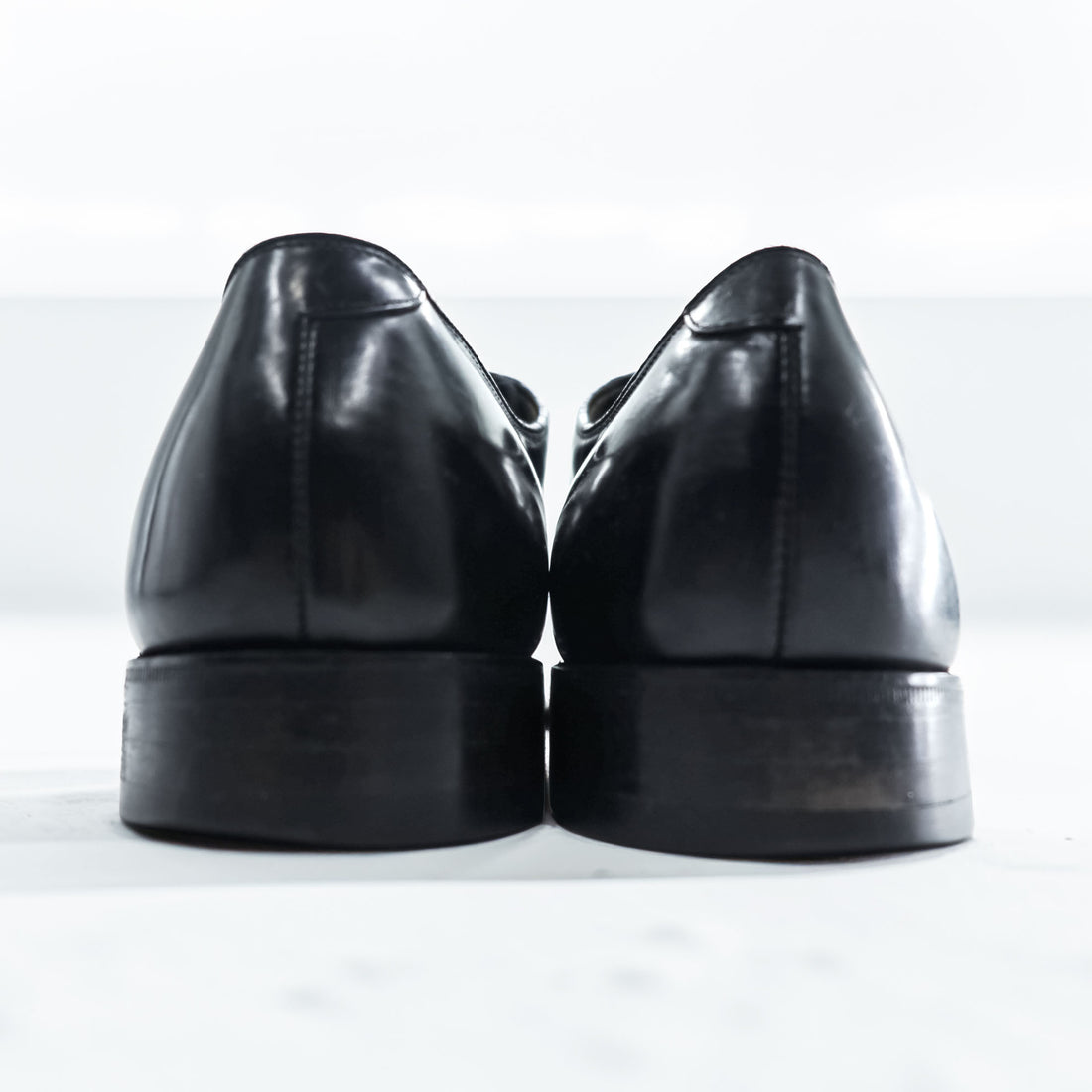 JOHNSTON&MURPHY レザー ドレスシューズ 革靴 28cm ストレートチップ 内羽根 オックスフォード HAND CRAFTED 9832 110 0802V