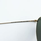 Ray-Ban RB3447 Round Metal 001 Gold Frame Green Lens Sunglasses 50-21 145 Unisex