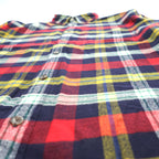 Woolrich フランネル 長袖 チェックシャツ XL イエロー レッド ネイビー 胸ポケット ボタンダウン 6280