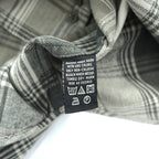 Eddie Bauer 90年代 ヴィンテージ フランネル 長袖チェックシャツ XL カーキ ベージュ Bainbridge Plaid LEGEND