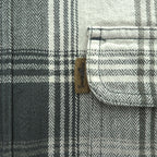 Eddie Bauer 90年代 ヴィンテージ フランネル 長袖チェックシャツ XL カーキ ベージュ Bainbridge Plaid LEGEND