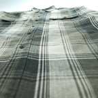 Eddie Bauer 90年代 ヴィンテージ フランネル 長袖チェックシャツ XL カーキ ベージュ Bainbridge Plaid LEGEND