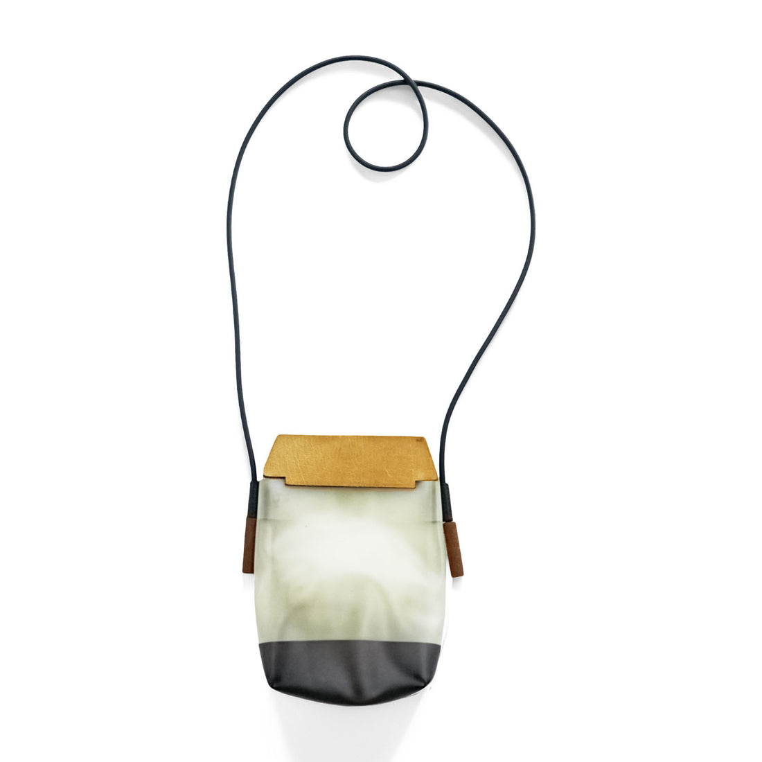 macromauro shoulder bag, black, brown, benromo