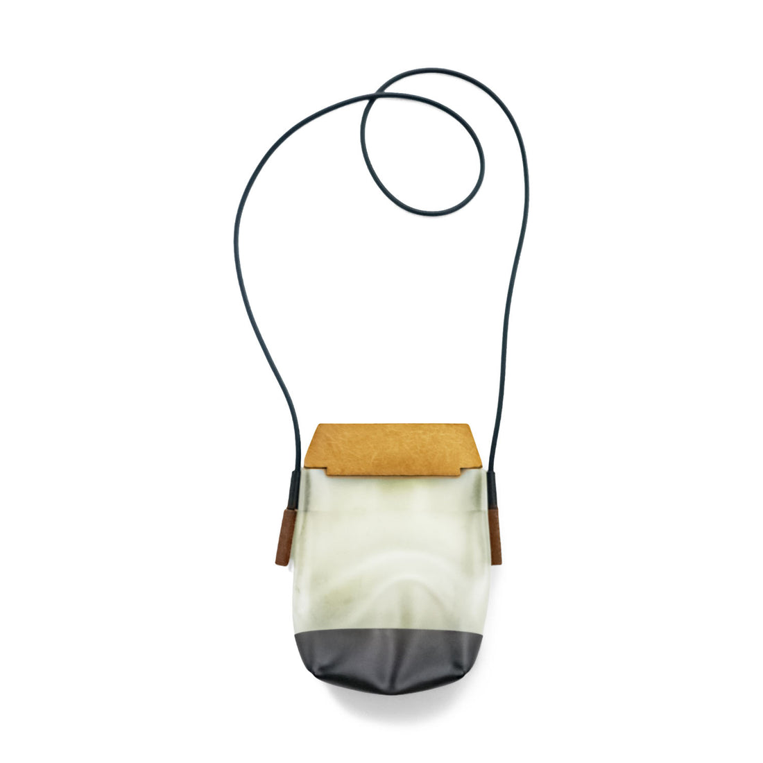 macromauro shoulder bag, black, brown, benromo