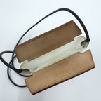 macromauro shoulder bag, black, brown, benromo