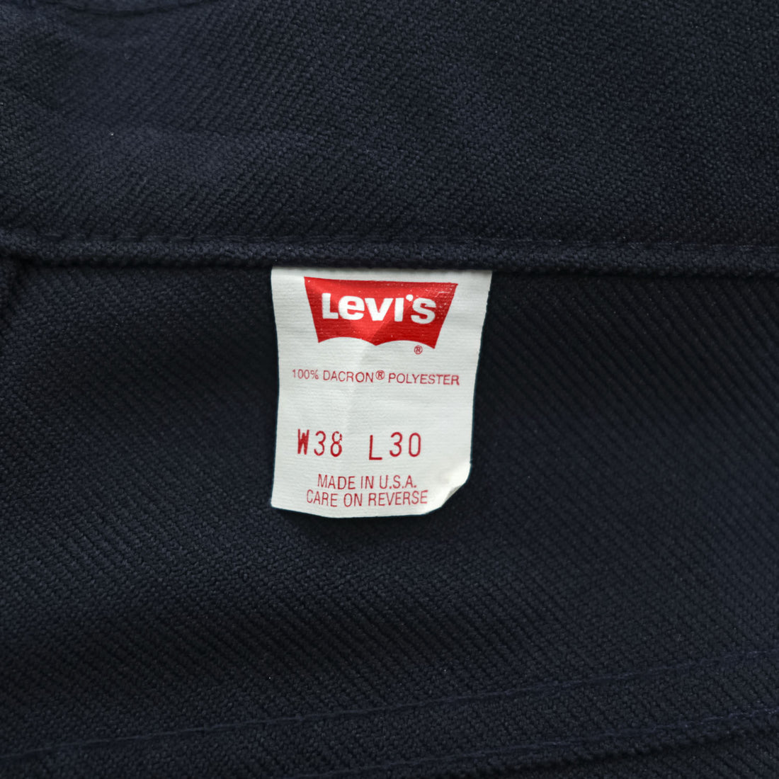 Levi's 90年代 USA製 ヴィンテージ スタプレ ブーツカット フレア スラックス パンツ XL ネイビー 黒タブ 10517-6117