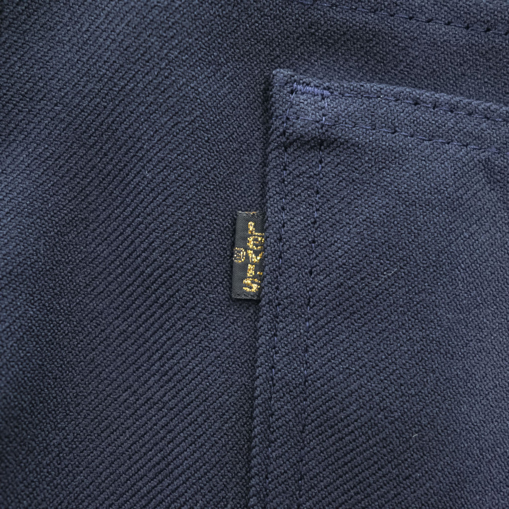 Levi's 90年代 USA製 ヴィンテージ スタプレ ブーツカット フレア スラックス パンツ XL ネイビー 黒タブ 10517-6117