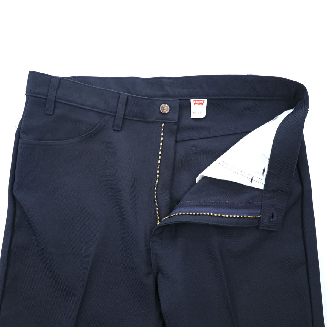 Levi's 90年代 USA製 ヴィンテージ スタプレ ブーツカット フレア スラックス パンツ XL ネイビー 黒タブ 10517-6117