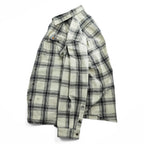 carhartt フランネル 長袖チェックシャツ XL グレー ホワイト ORIGINAL FIT ビッグサイズ 104451
