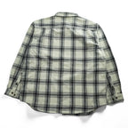 carhartt フランネル 長袖チェックシャツ XL グレー ホワイト ORIGINAL FIT ビッグサイズ 104451