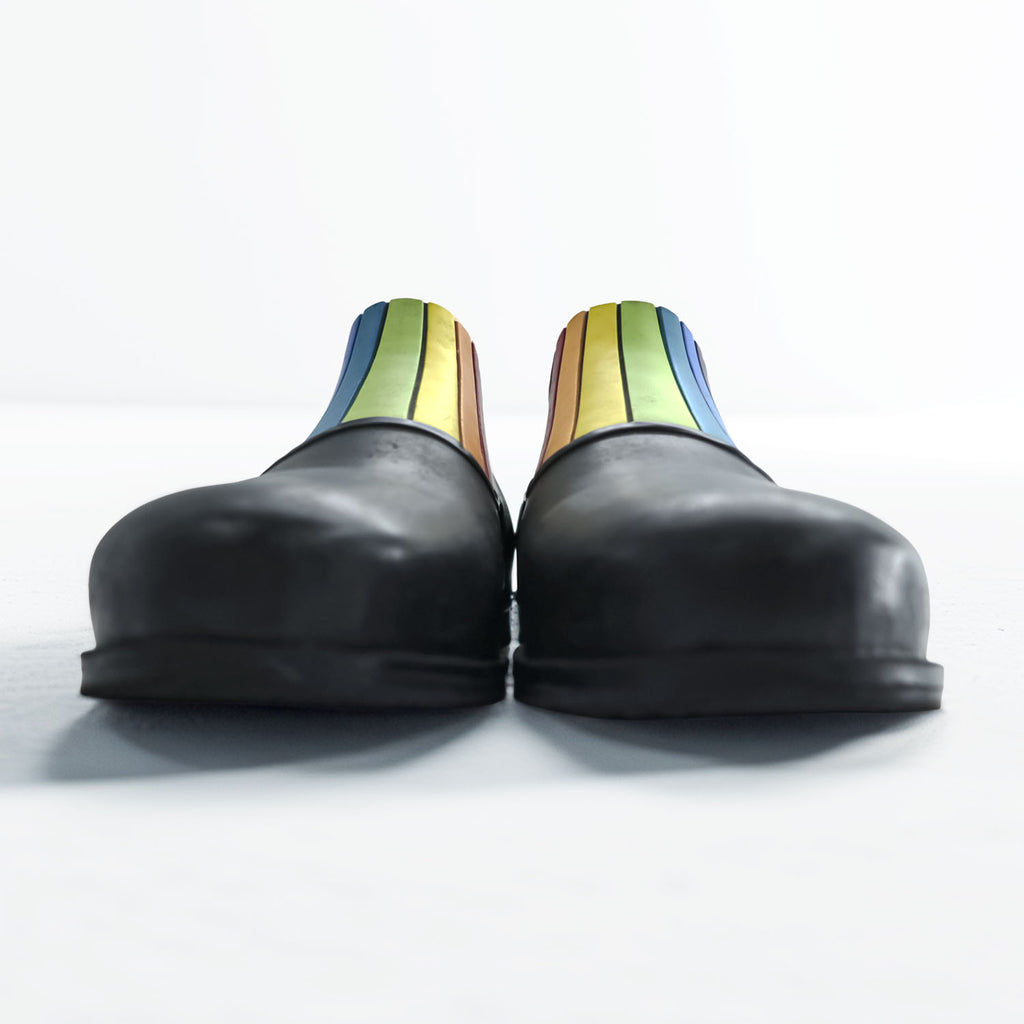 Hender Scheme レインブーツ PARALLEL/FRONT GORE レインボー 27cm ~ 27.5cm マルチカラー ブラック 防水 RAINBOW size:5