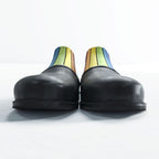Hender Scheme レインブーツ PARALLEL/FRONT GORE レインボー 27cm ~ 27.5cm マルチカラー ブラック 防水 RAINBOW size:5