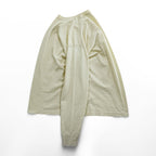 AURALEE 日本製 コットンニット SUPER HARD TWIST KNIT P/O ロングスリーブ カットソー M ホワイト A7SP01HT