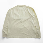 AURALEE 日本製 コットンニット SUPER HARD TWIST KNIT P/O ロングスリーブ カットソー M ホワイト A7SP01HT