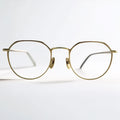 YELLOWS PLUS Eyeglasses Gold Metal Frame KEMP C-7