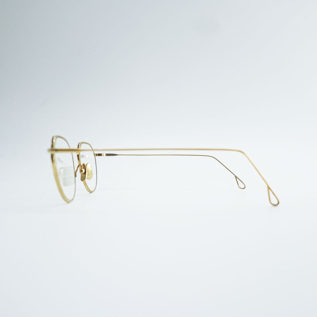 YELLOWS PLUS Eyeglasses Gold Metal Frame KEMP C-7