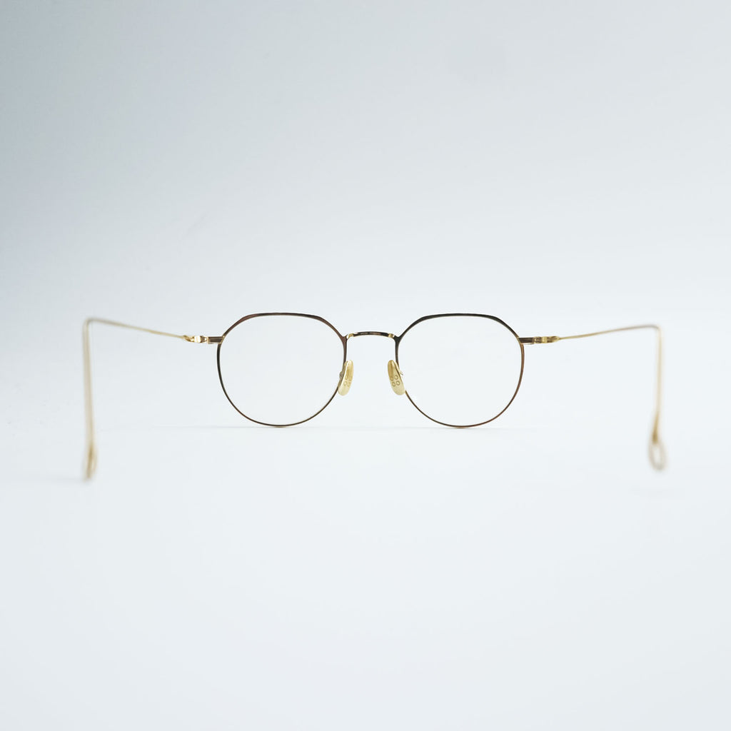 YELLOWS PLUS Eyeglasses Gold Metal Frame KEMP C-7