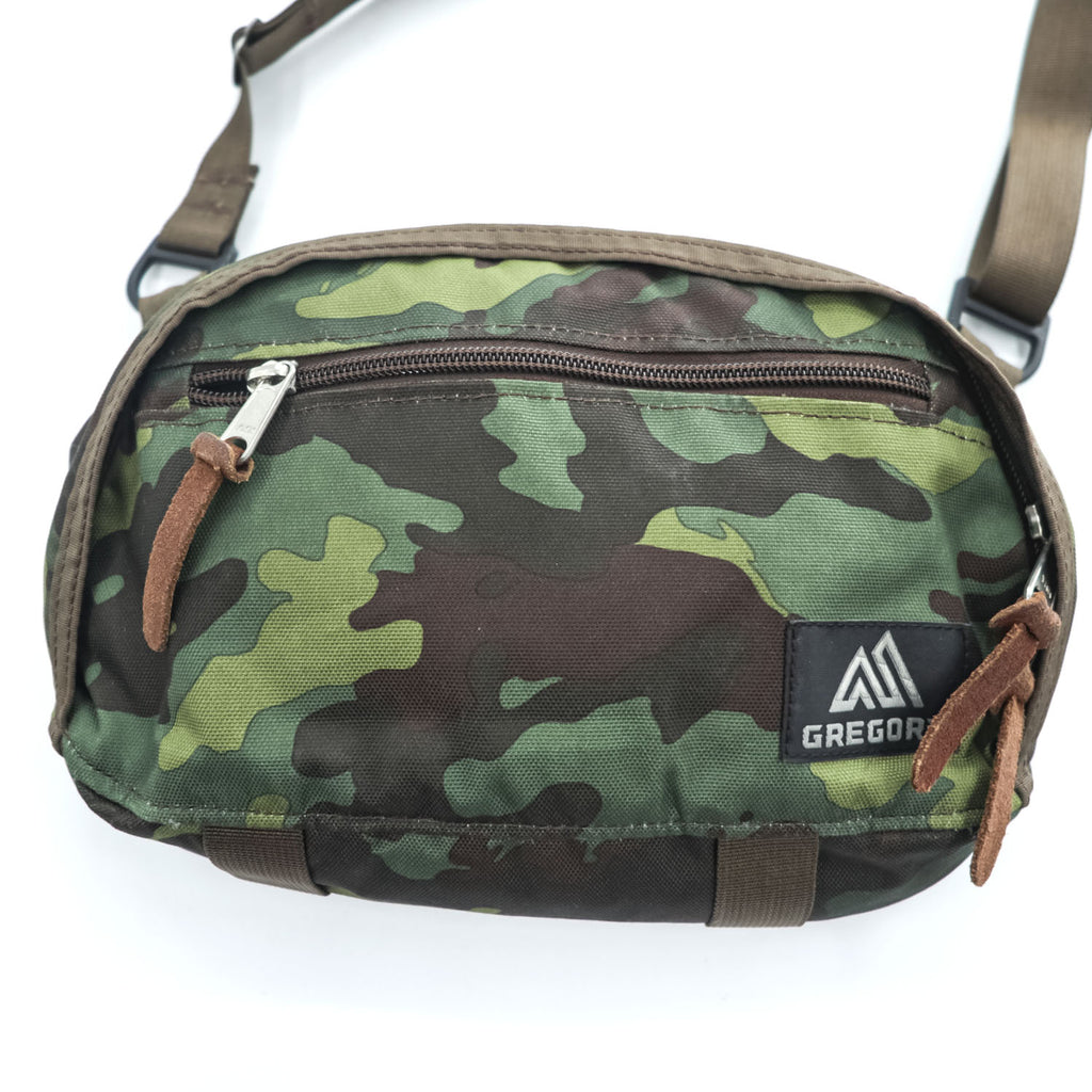GREGORY Transfer Shoulder Bag Khaki, Brown Camouflage M