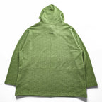 gourmet jeans 日本製 プルオーバー ロングパーカー FREE グリーン LONG PARKA ビッグシルエット GR-2206 カンガルーポケット