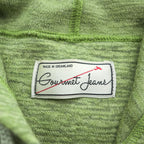 gourmet jeans 日本製 プルオーバー ロングパーカー FREE グリーン LONG PARKA ビッグシルエット GR-2206 カンガルーポケット