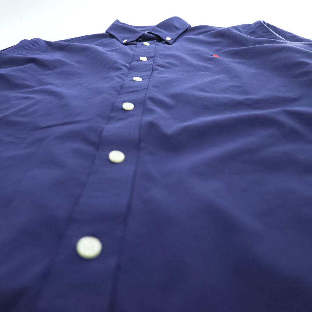 Ralph Lauren 長袖 ボタンダウンシャツ XL ネイビー SLIM FIT PERFORMANCE スモールポニー ロゴ 刺繍 ドライ