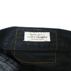 Levi Strauss Big E 501 Denim Pants Jeans 32 x 32 Black Leather Patch Button Fly 00501-0165