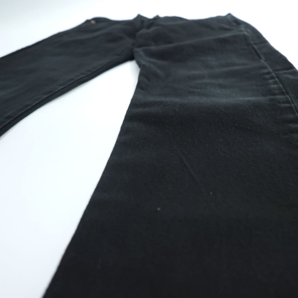 Levi Strauss Big E 501 Denim Pants Jeans 32 x 32 Black Leather Patch Button Fly 00501-0165