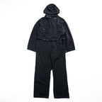 YOKE 日本製 ジャンプスーツ MILITARY JUMP SUIT オールインワン ツナギ L フード着脱 ベルト付 ドローコード YK23FW0532A0