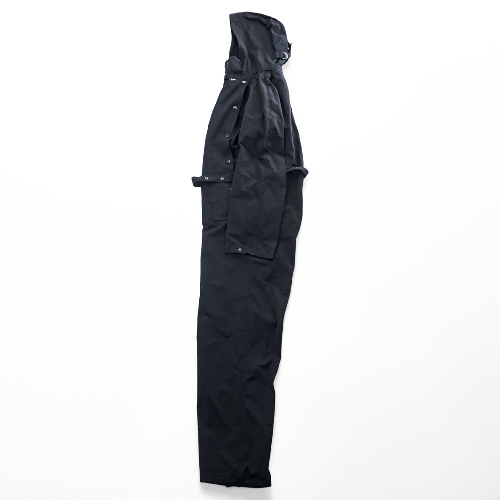 YOKE 日本製 ジャンプスーツ MILITARY JUMP SUIT オールインワン ツナギ L フード着脱 ベルト付 ドローコード YK23FW0532A0