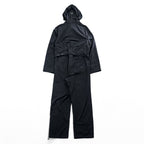 YOKE 日本製 ジャンプスーツ MILITARY JUMP SUIT オールインワン ツナギ L フード着脱 ベルト付 ドローコード YK23FW0532A0
