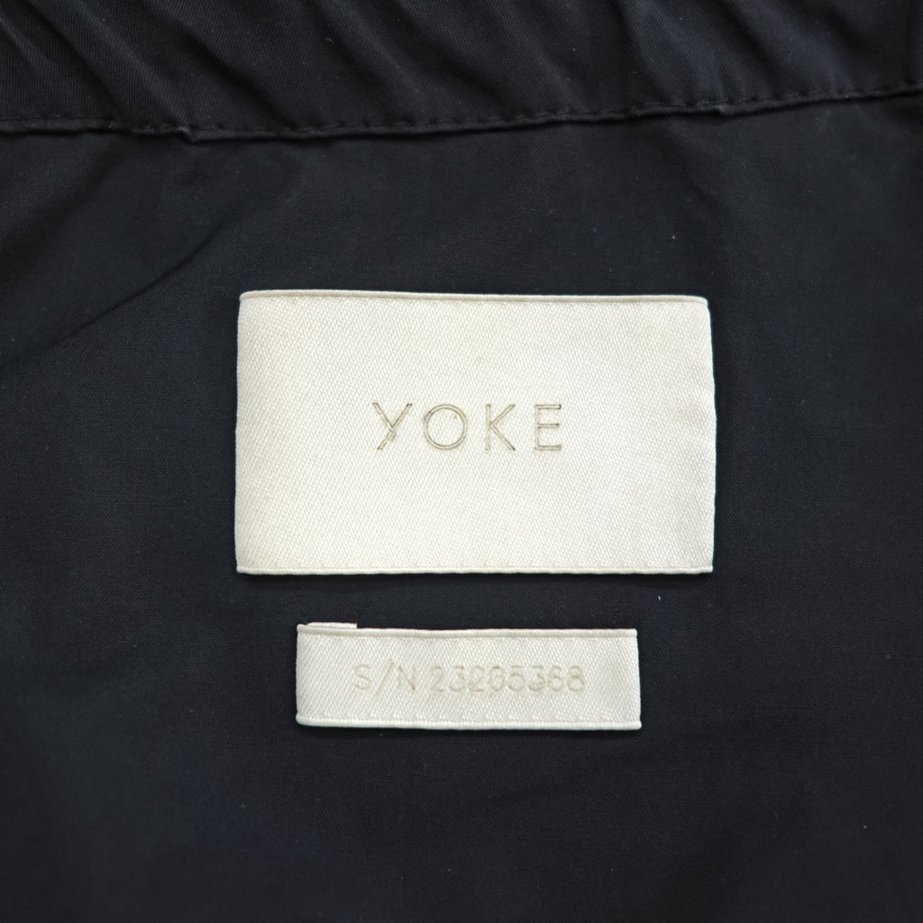 YOKE 日本製 ジャンプスーツ MILITARY JUMP SUIT オールインワン ツナギ L フード着脱 ベルト付 ドローコード YK23FW0532A0