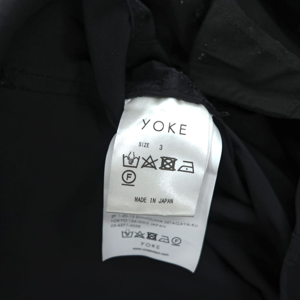 YOKE 日本製 ジャンプスーツ MILITARY JUMP SUIT オールインワン ツナギ L フード着脱 ベルト付 ドローコード YK23FW0532A0