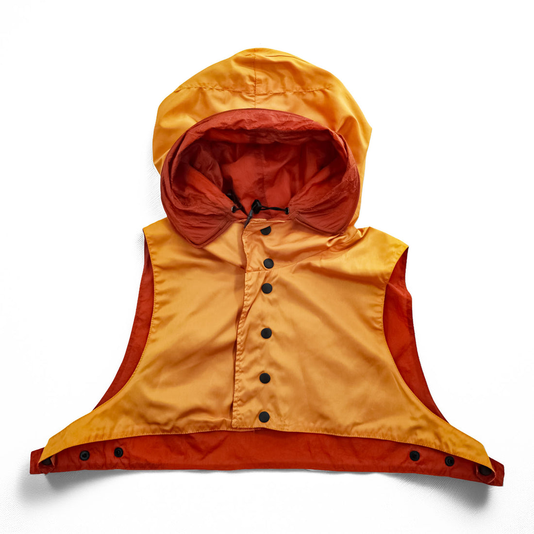 OUR LEGACY Summer Snow Hood Vest FREE Orange A2238SER Portugal Made