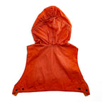 OUR LEGACY Summer Snow Hood Vest FREE Orange A2238SER Portugal Made