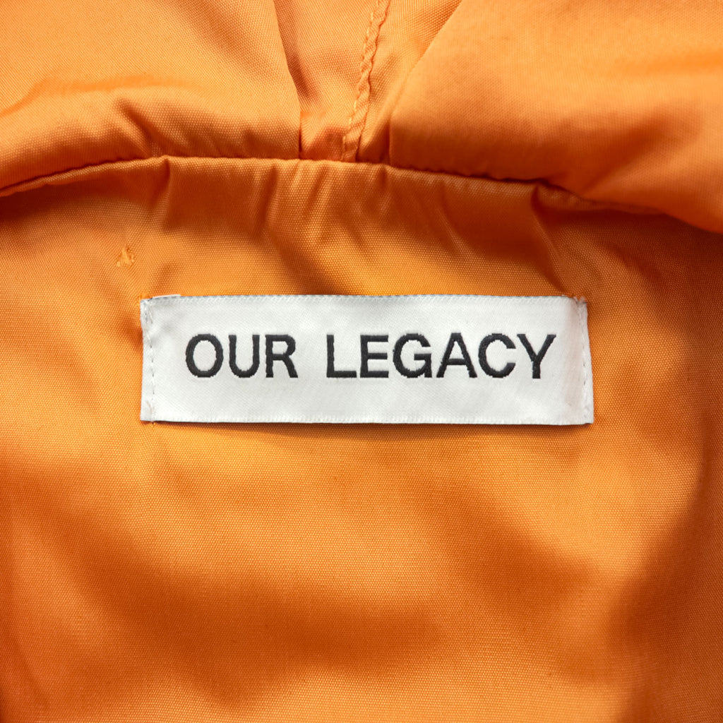 OUR LEGACY Summer Snow Hood Vest FREE Orange A2238SER Portugal Made