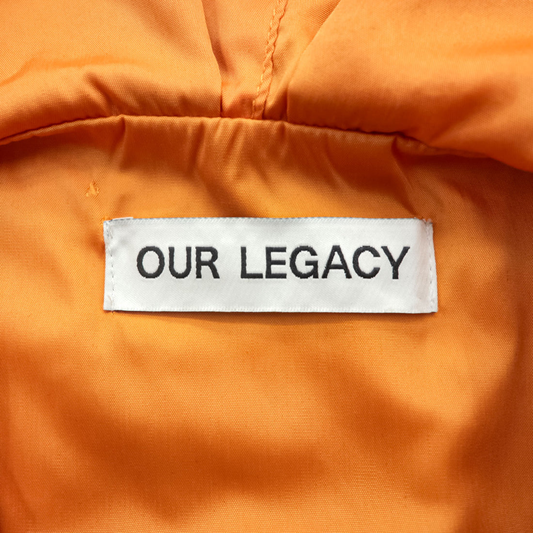 OUR LEGACY Summer Snow Hood Vest FREE Orange A2238SER Portugal Made