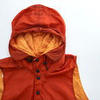OUR LEGACY Summer Snow Hood Vest FREE Orange A2238SER Portugal Made