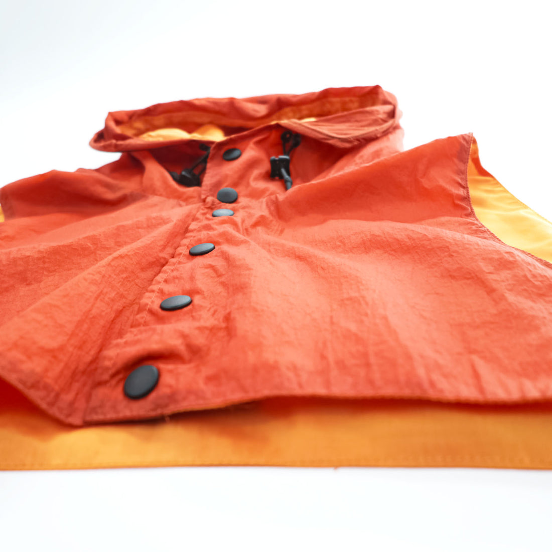 OUR LEGACY Summer Snow Hood Vest FREE Orange A2238SER Portugal Made