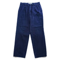 Levi's 90年代 ヴィンテージ 日本製 2タック プリーツ OFFICER デニム トラウザーズ スラックス パンツ L インディゴ ブルー 24417-12