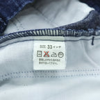 Levi's 90年代 ヴィンテージ 日本製 2タック プリーツ OFFICER デニム トラウザーズ スラックス パンツ L インディゴ ブルー 24417-12