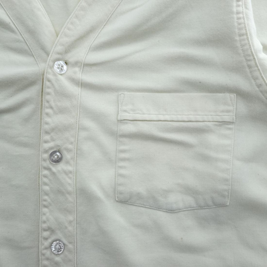 L.L.Bean 80年代 USA製 ヴィンテージ スリーピング シャツワンピース M ホワイト ヘンリーネック