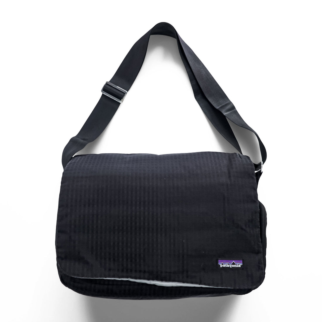 Patagonia 2000s Vintage Messenger Bag Shoulder Bag Black 48881F9